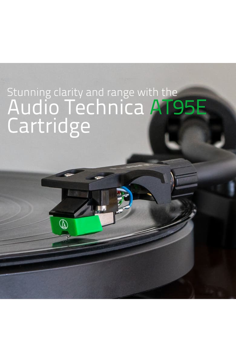Fluance Elite HiFi Vinyl Turntable Record Player Audio Technica Cartridge, Alternate, color, Piano Black