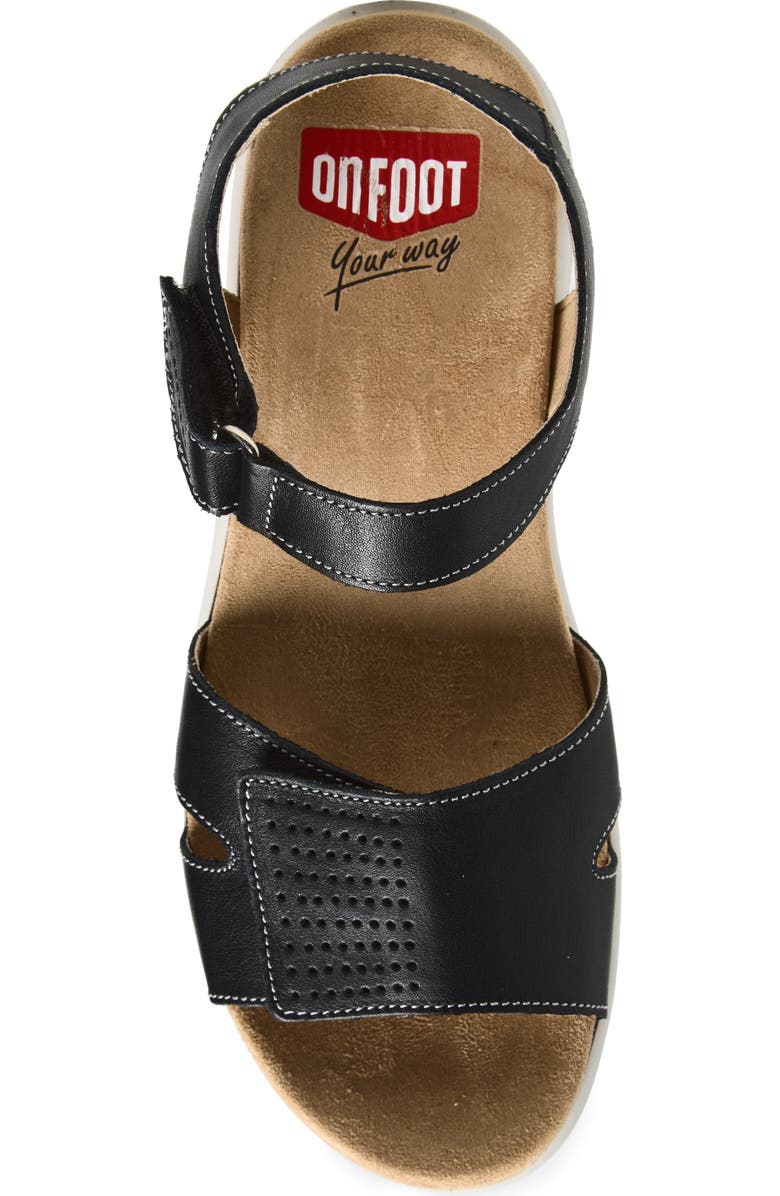 On Foot Marta Sandal, Alternate, color, Napa Negro