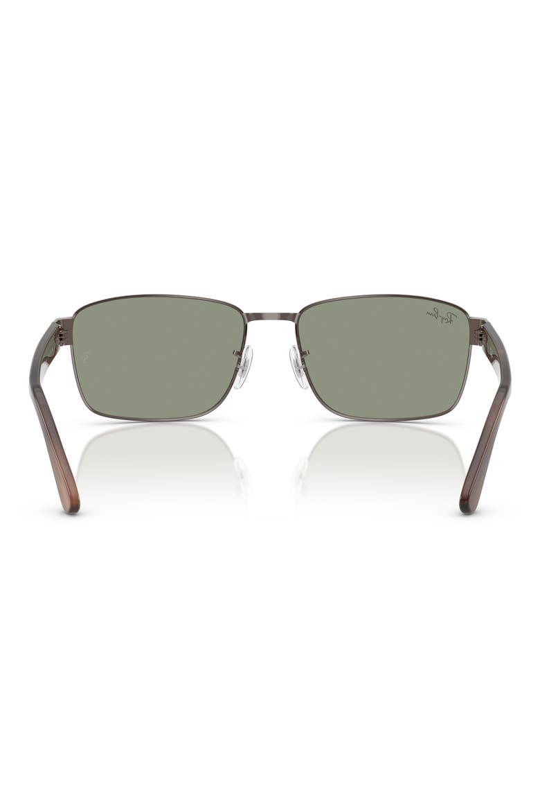 59mm Square Sunglasses, Alternate, color, COPPER