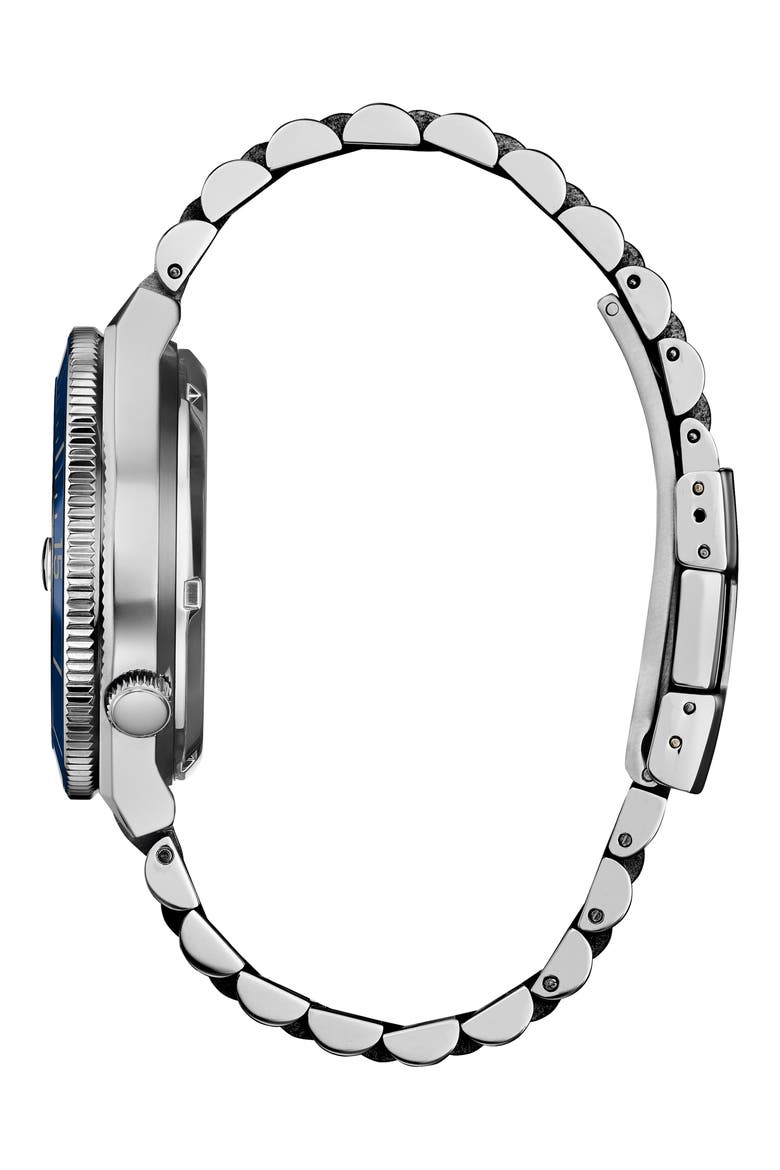 TSUYOSA Shore Silvertone Automatic Bracelet Watch, 40mm, Alternate, color, SILVER-TONE