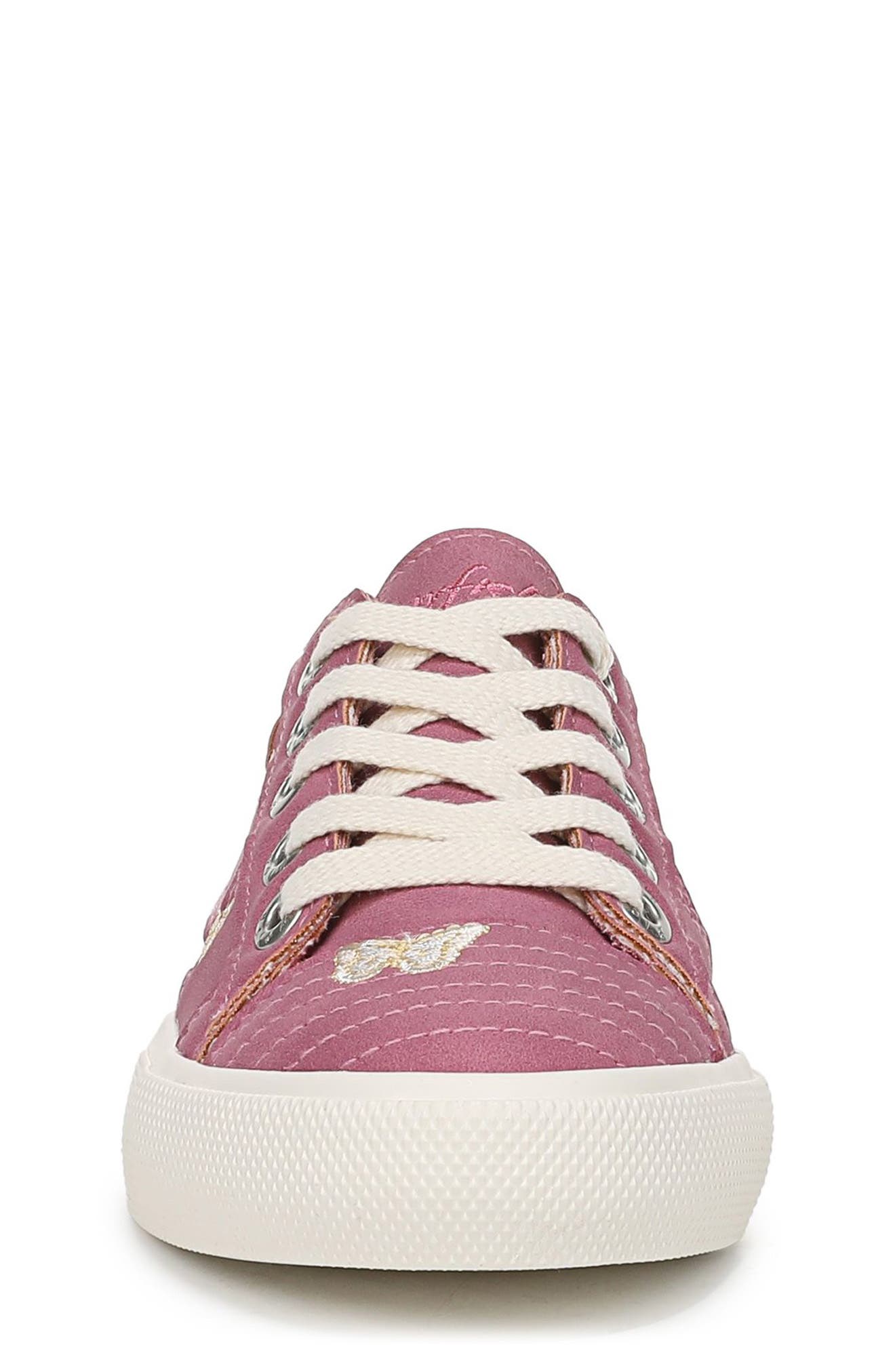 Blowfish Malibu Kids' Sadie Embroidered Butterfly Sneaker, Alternate, color, Mauve Pink