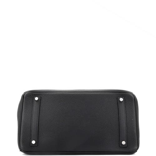 Pre-owned Hermes Hermes Birkin Handbag Black Togo With Palladium Hardware 35 In Black