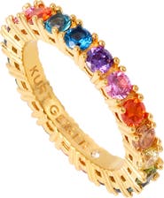 Kurt Geiger London Round Crystal Ring