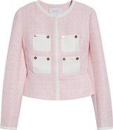 Giambattista Valli Bouclé Tweed Crop Jacket