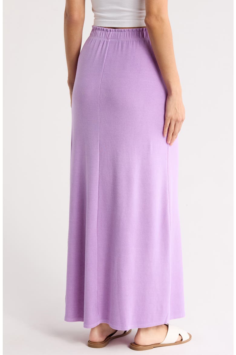 Slit Maxi Skirt, Alternate, color, LAVENDAR