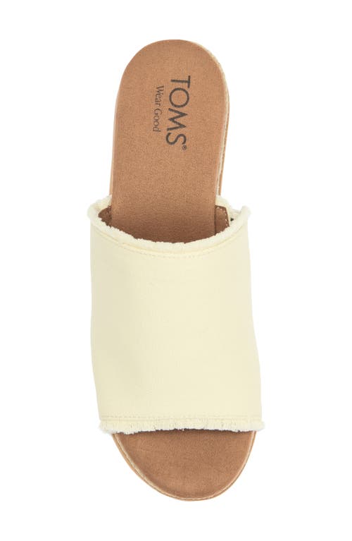 TOMS TOMS GAMULE PLATFORM WEDGE SANDAL 