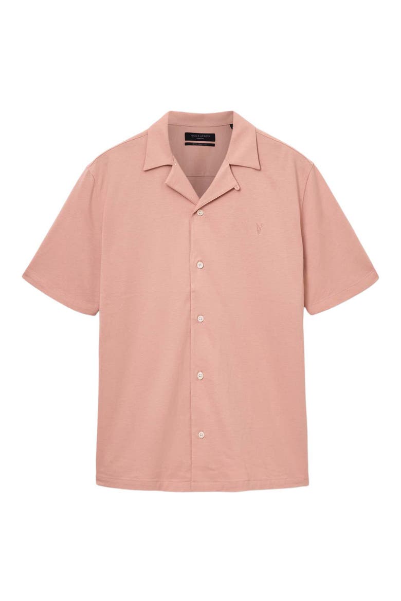 Hudson Camp Shirt, Alternate, color, SUNBAKED PINK