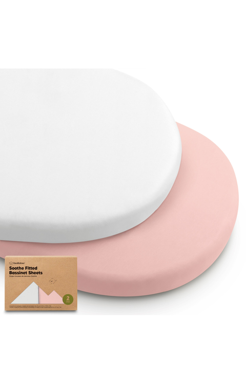 2-Pack Soothe Fitted Bassinet Sheets