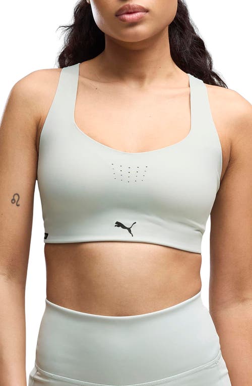 Puma Pwrmode Sports Bra In Creme De Mint