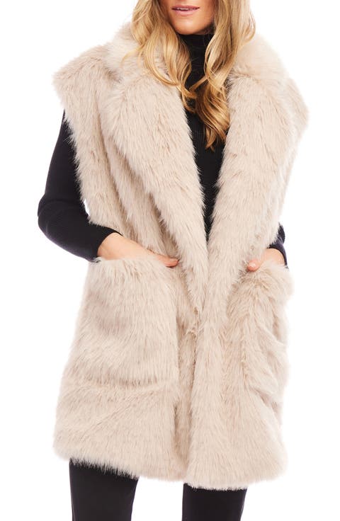 Faux Fur Longline Vest