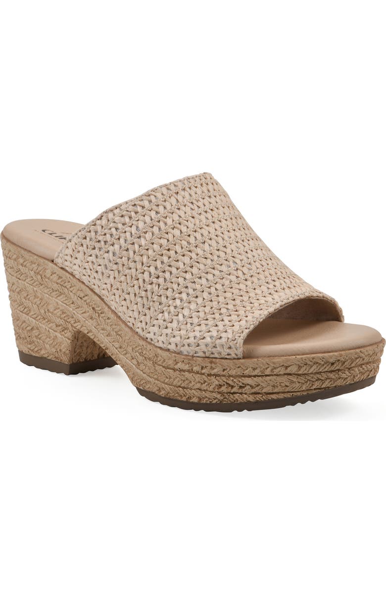 CLIFFS BY WHITE MOUNTAIN Biando Platform Slide Sandal, Main, color,