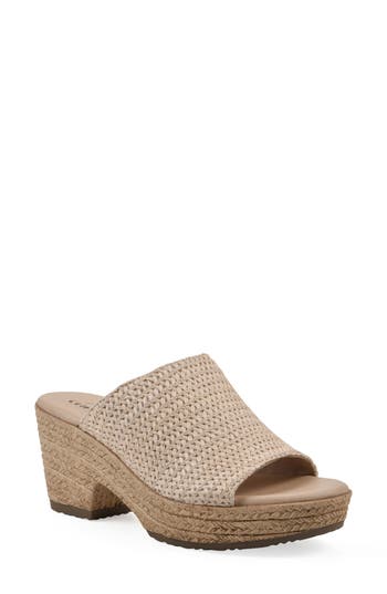 CLIFFS BY WHITE MOUNTAIN CLIFFS BY WHITE MOUNTAIN BIANDO PLATFORM SLIDE SANDAL 