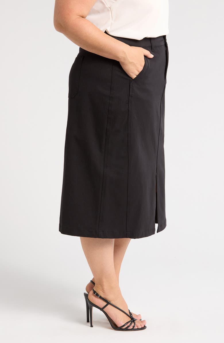 Universal Standard Sahara Twill Midi Skirt, Alternate, color,