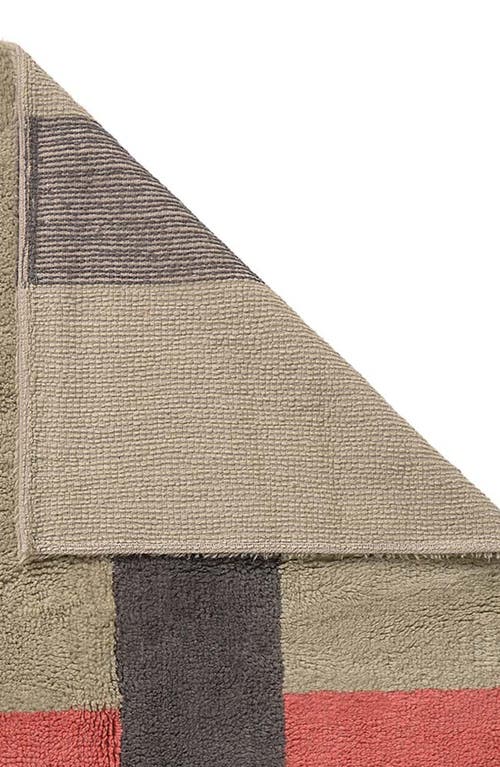 Lorena Canals Washable Wool Runner In Brown