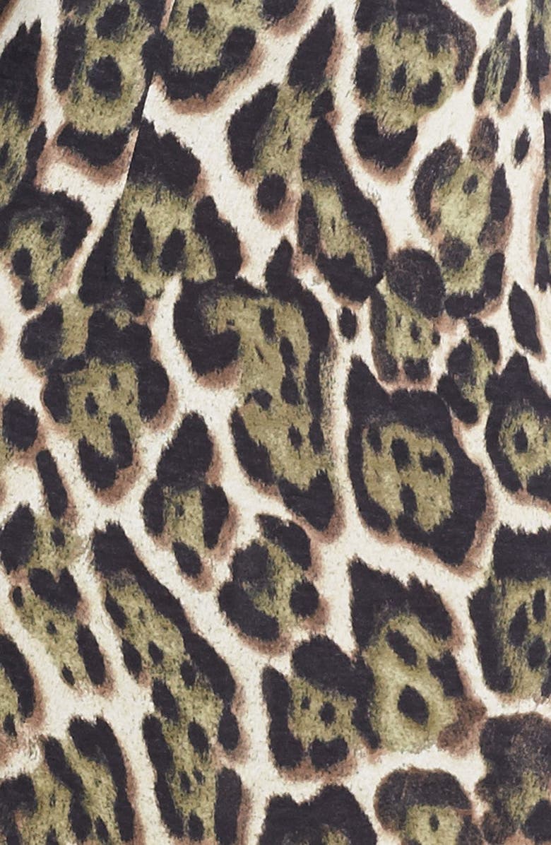 Just Cavalli Leopard Print Jersey Dress, Alternate, color,