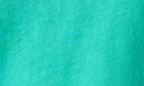 Eileen Fisher Easy V-neck Organic Cotton T-shirt In Jade