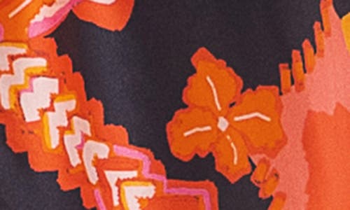 Maaji Racing Palms Joypop Cover-up Dress In Open Orange
