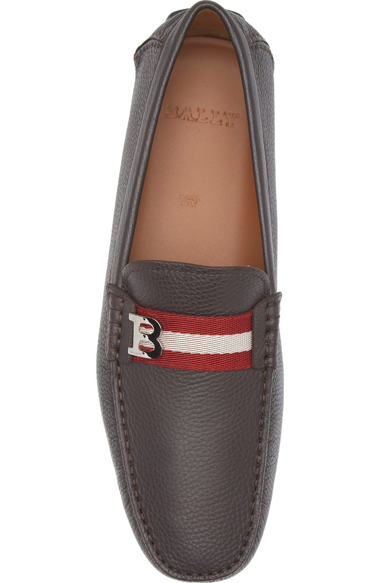 Bally Wiliam Driving Loafer, Alternate, color, Chocolate
