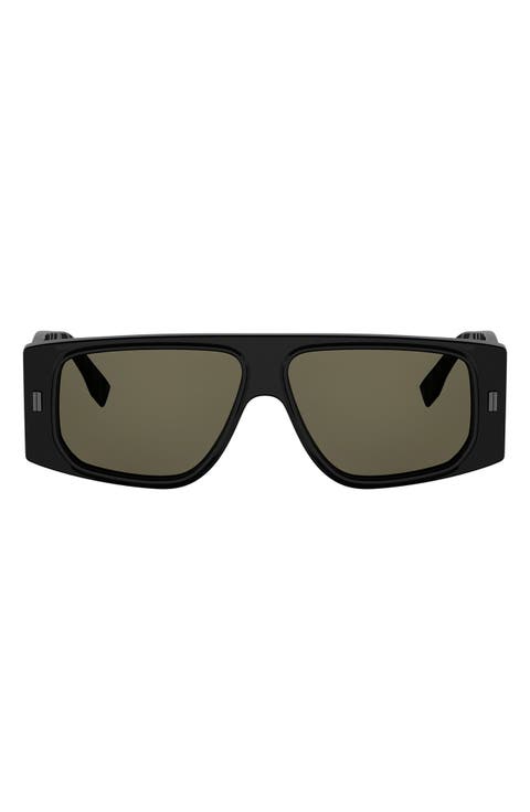 FF Squared 56mm Rectangular Sunglasses