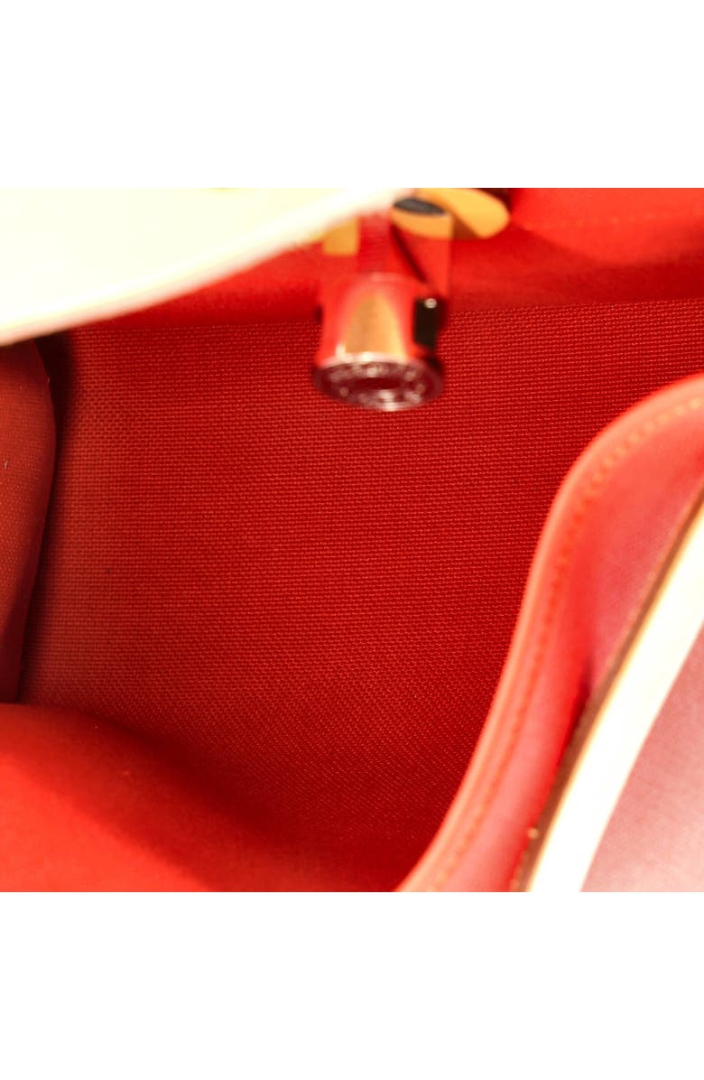 Pre-Owned Hermes Herbag Zip Leather and Toile 31, Alternate, color, Rouge Tomate