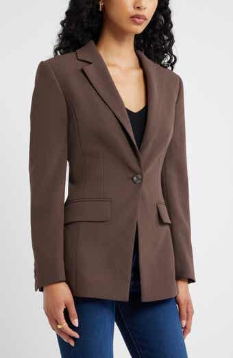 Curator Crepe Fitted Blazer