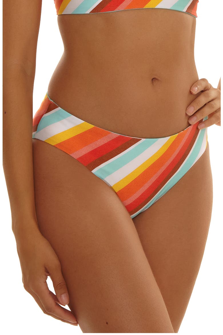 Cyclades Hipster Bikini Bottoms, Alternate, color, MULTI