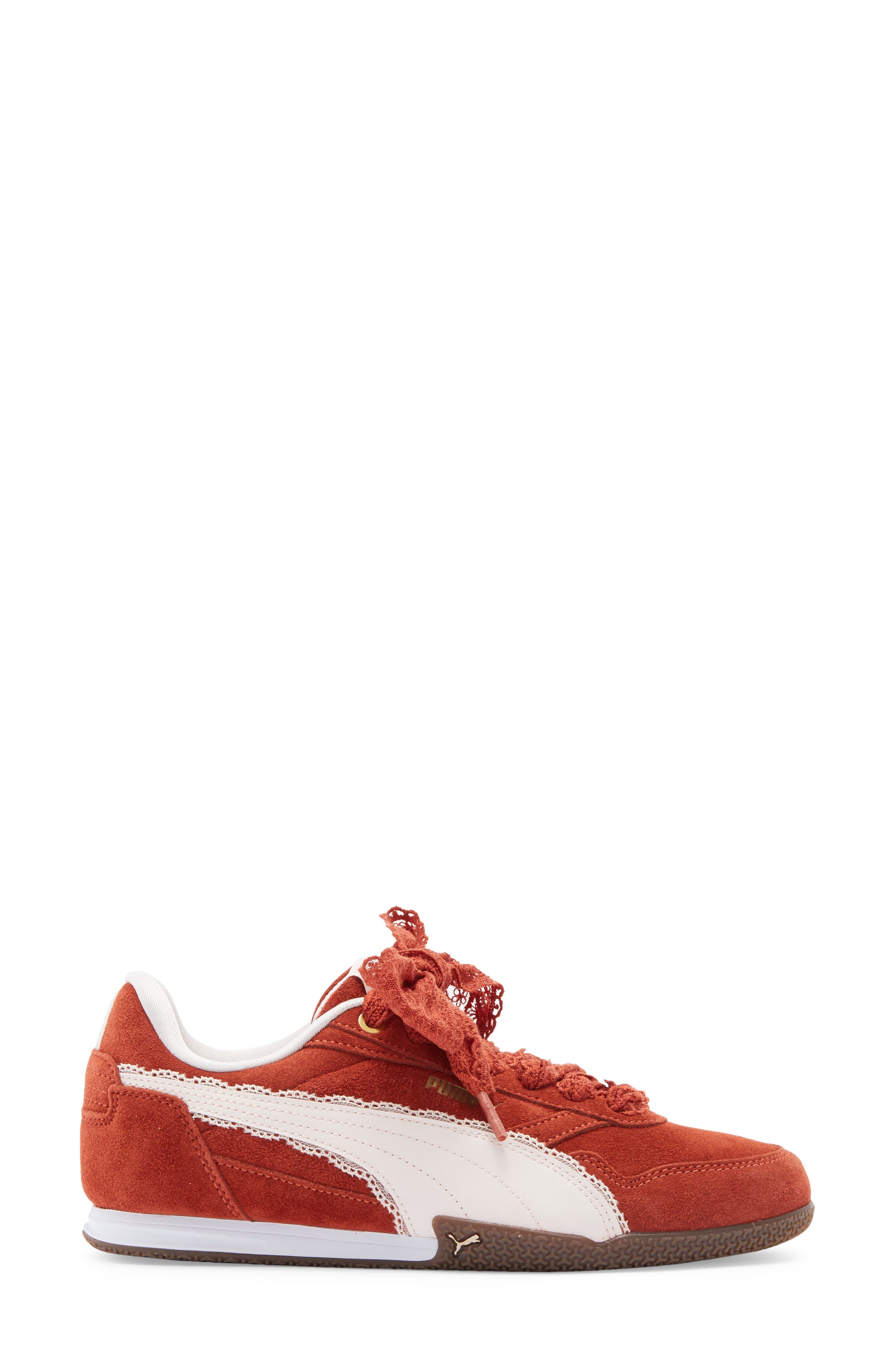 PUMA Bella Donna Romantic Sneaker, Alternate, color, Bordeaux Red/ Jasmine / Gold