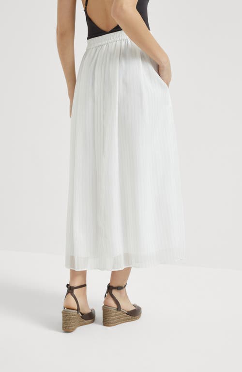 Brunello Cucinelli Crepe Cady Maxi Skirt