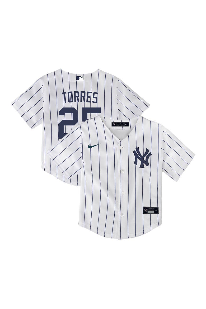 Toddler Nike Gleyber Torres White New York Yankees Home Replica Player Jersey, Alternate, color, WHITE