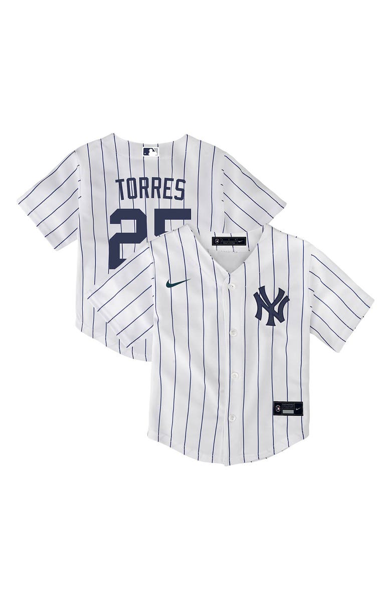 Nike Toddler Nike Gleyber Torres White New York Yankees Home Replica Player Jersey, Alternate, color, 