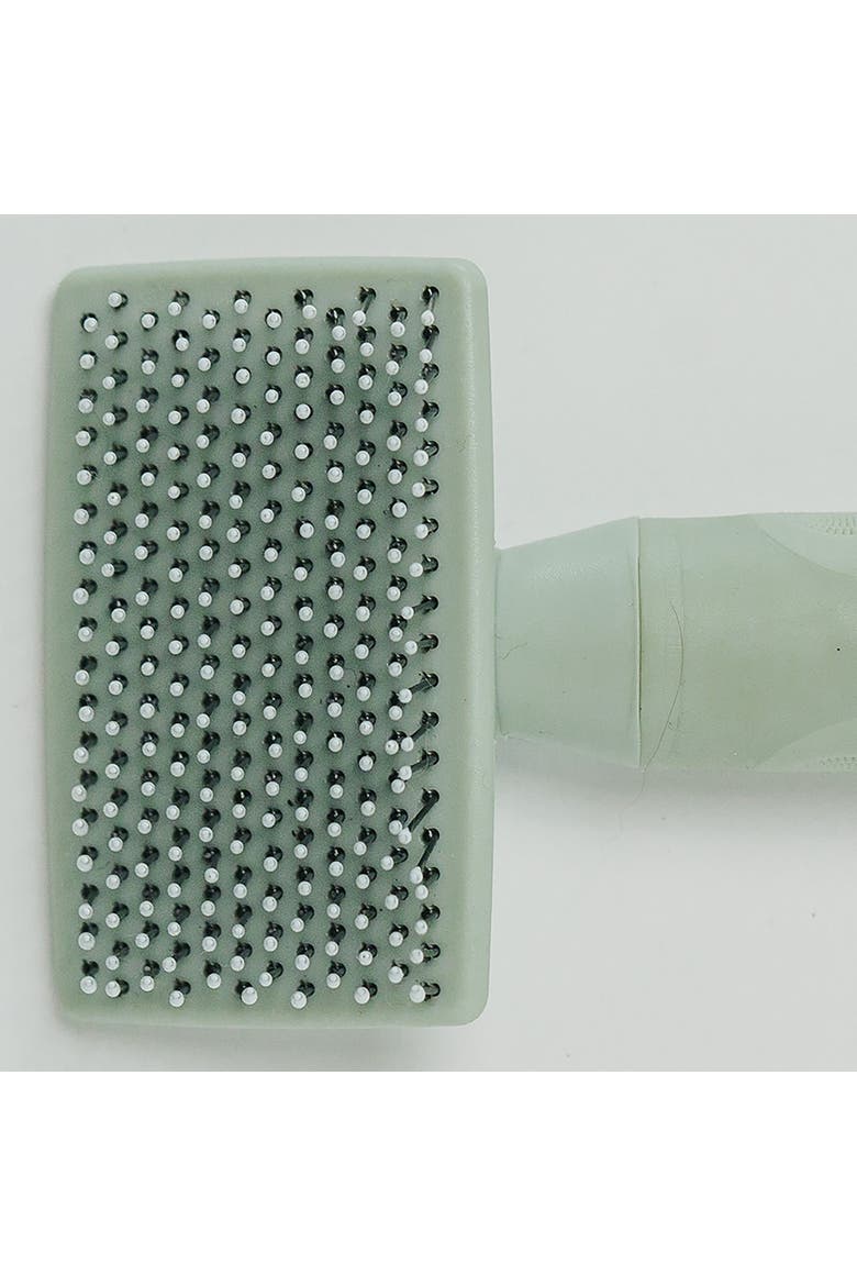 Soft Slicker Pet Brush, Sage Green, Dog & Cat Grooming Tool, Alternate, color, Green