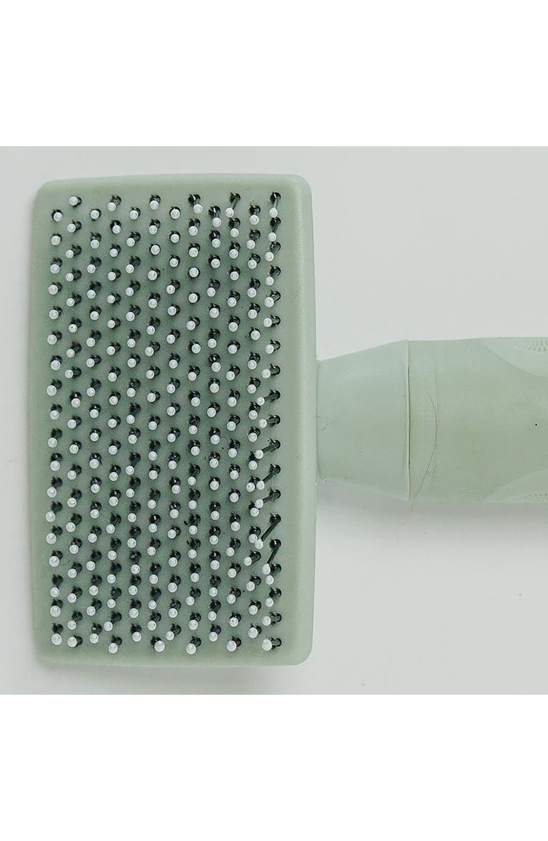 Dexypaws Soft Slicker Pet Brush, Sage Green, Dog & Cat Grooming Tool, Alternate, color, Green