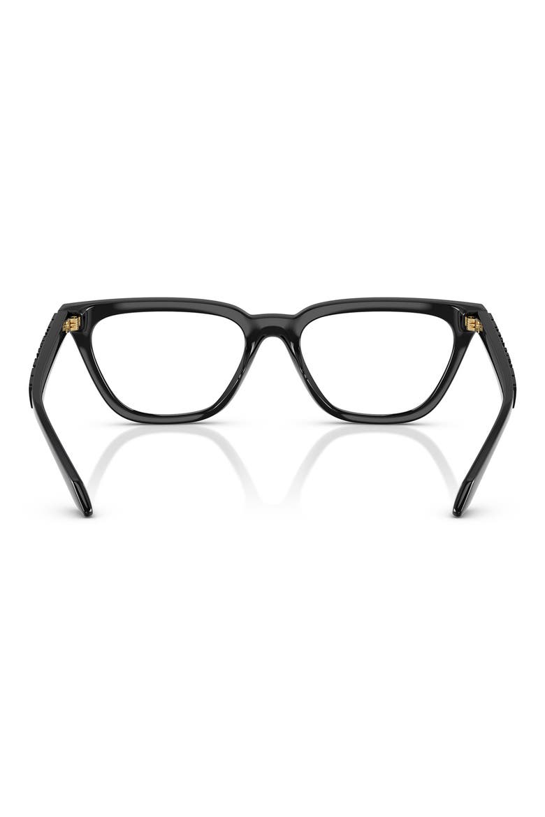 53mm Cat Eye optical glasses, Alternate, color, BLACK