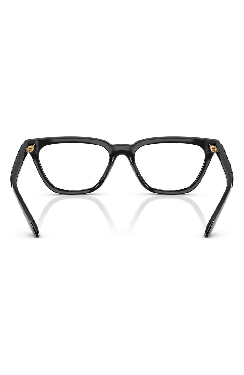 Versace 53mm Cat Eye Optical Glasses, Alternate, color, 