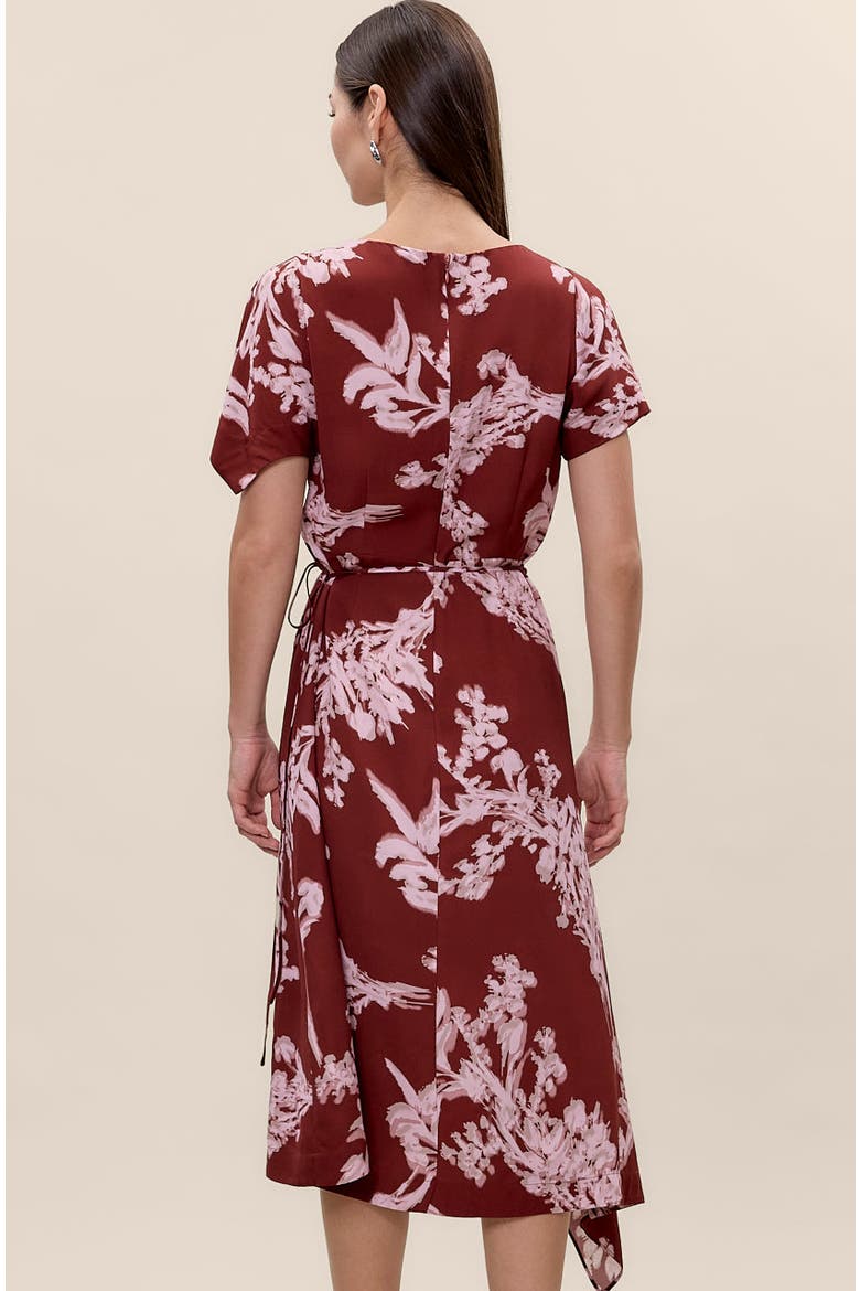 Ciara Wrap Dress, Alternate, color, Aberdeen Combo