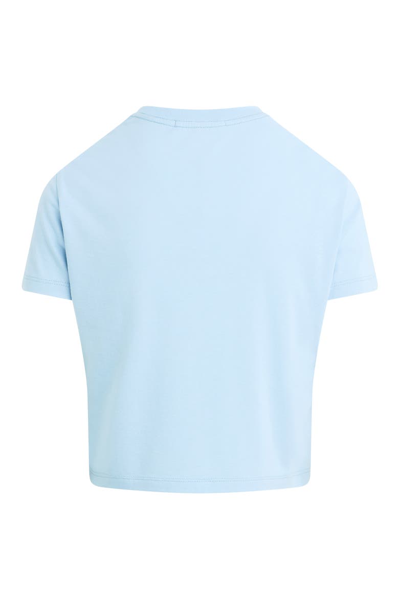 The Crop Varsity T-Shirt, Alternate, color, SEA BLUE