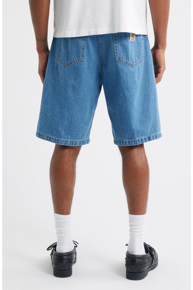 Landon Denim Shorts, Alternate, color, BLUE HEAVY STONE WASH