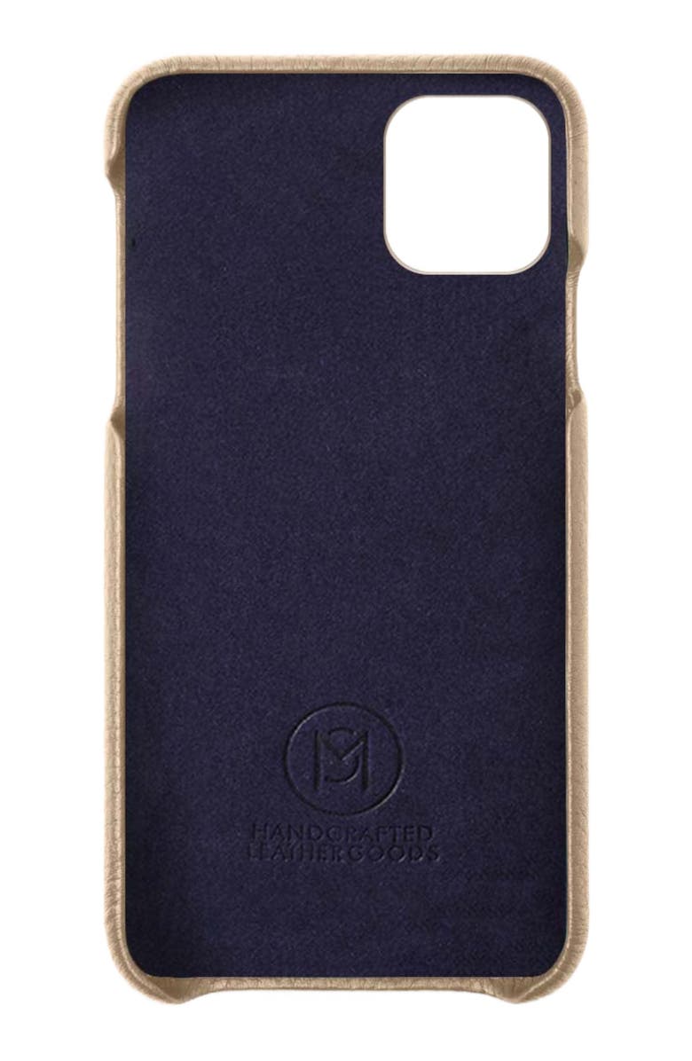 MAISON de SABRÉ Leather Phone Case, Alternate, color, Saharan Nude