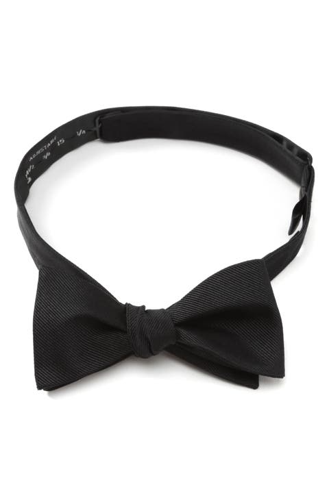 Solid Self Tie Silk Bow Tie
