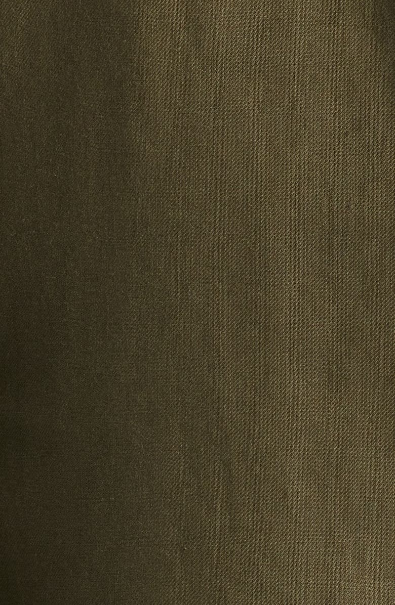 Nordstrom Henrik Trim Fit Solid Italian Linen Suit Separate Jacket, Alternate, color, Olive Ivy