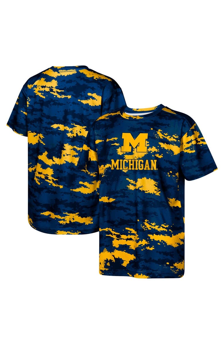 Outerstuff Youth Navy Michigan Wolverines Scrimmage T-Shirt, Alternate, color, Navy