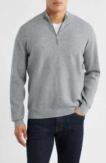 Peter Millar West Merino Wool Quarter Zip Sweater