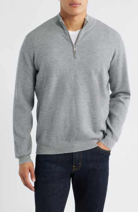 Peter Millar West Merino Wool Quarter Zip Sweater