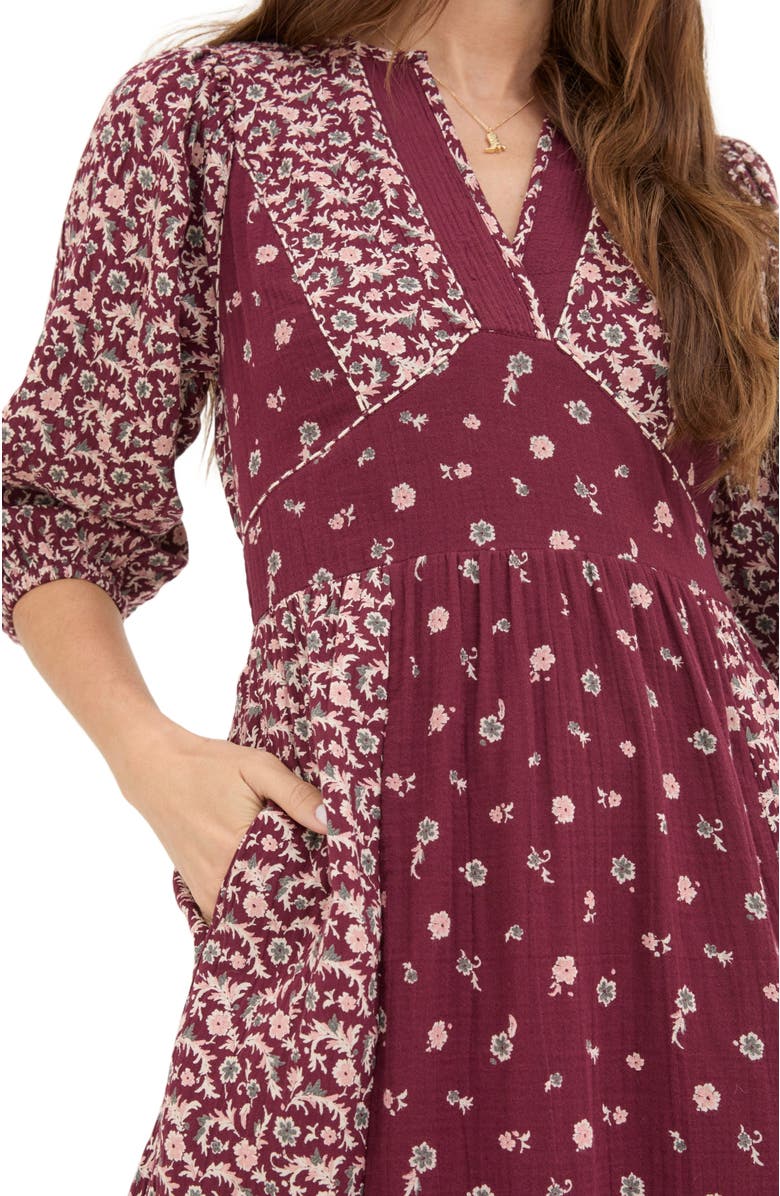 FatFace Women's Kelly Wild Ditsy Midi Dress, Alternate, color, 