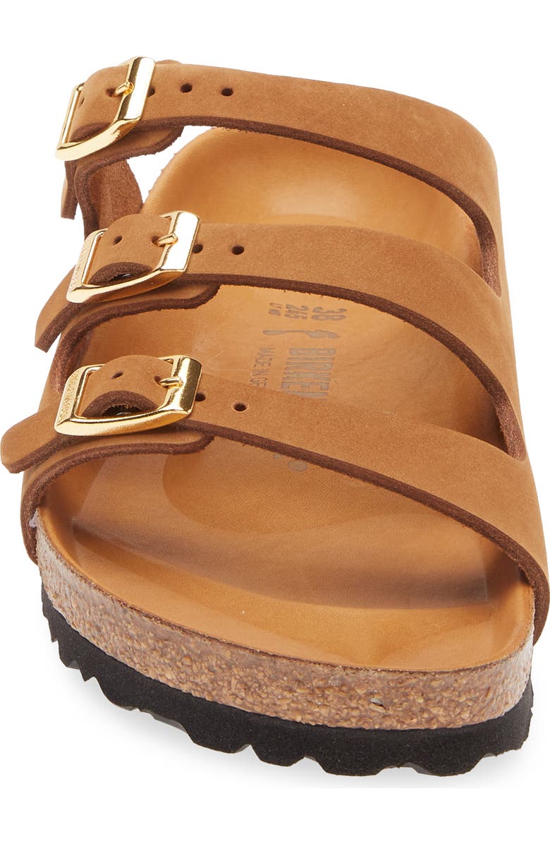 Birkenstock Florida Sandal, Alternate, color, Mink Nubuck