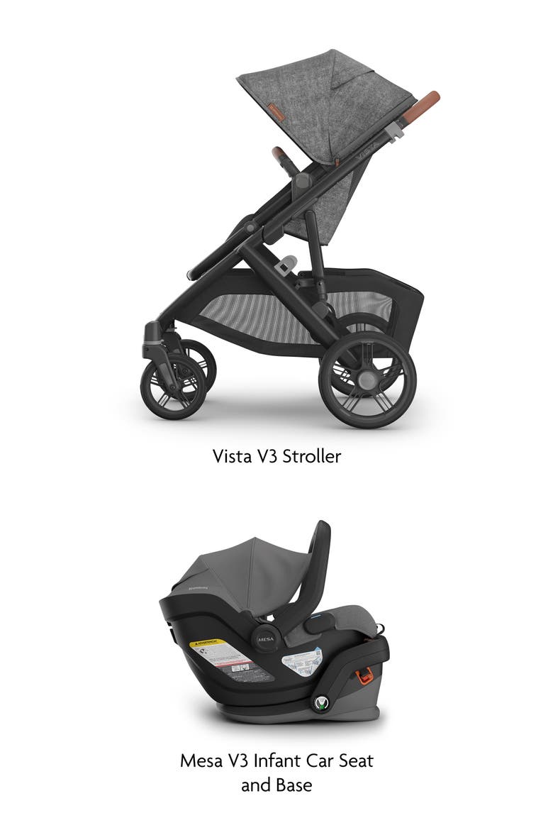 Vista V3 Stroller & Mesa V3 Infant Car Seat Travel System, Alternate, color, GREYSON