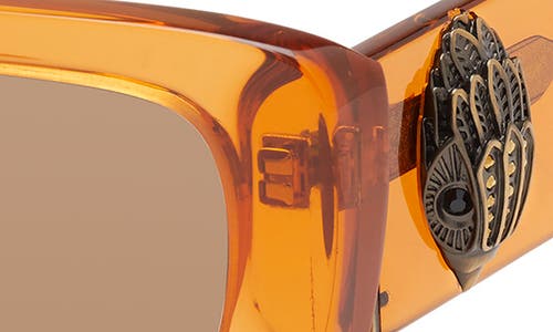 Kurt Geiger London 52mm Rectangular Sunglasses In Yellow