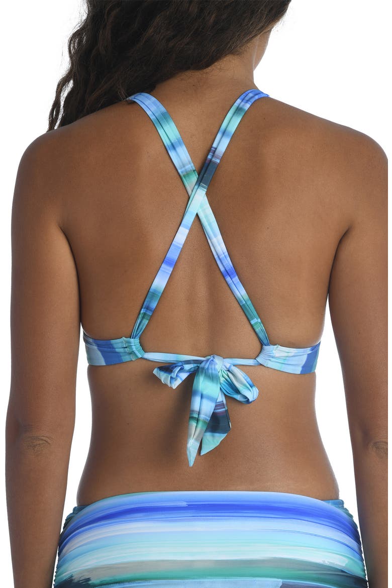 Ocean Tides Bikini Top, Alternate, color, PACIFIC BLUE