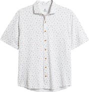 johnnie-O Shortboard Knit Short Sleeve Button-Up Shirt