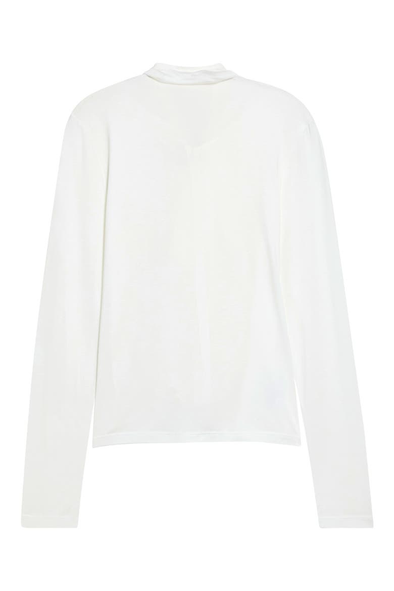Long Sleeve Mock Neck Top, Main, color, IVORY